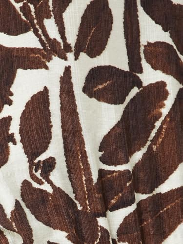 Max Women Printed Tiered Dress(Brown_XXL)