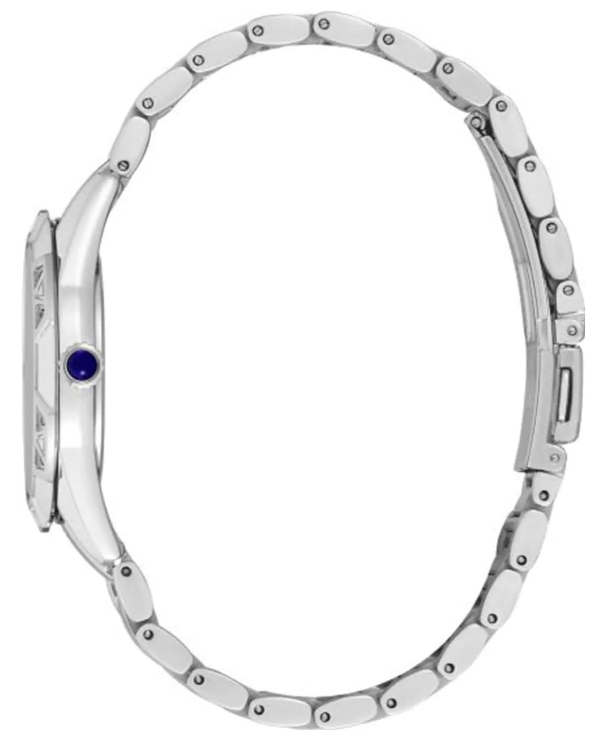 Seiko Stainless Steel Analogue White Dial Women Watch-Skk727P1, Bandcolor-Silver