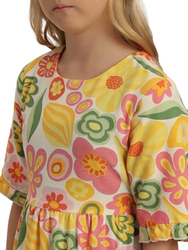 VERO MODA Girl Multicolor Fit & Flare Dress