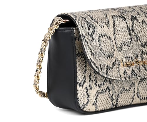 LOUIS STITCH Crossbody Sling Bag for Women | Textured Golden Mini Satchel Bag Purse for Women