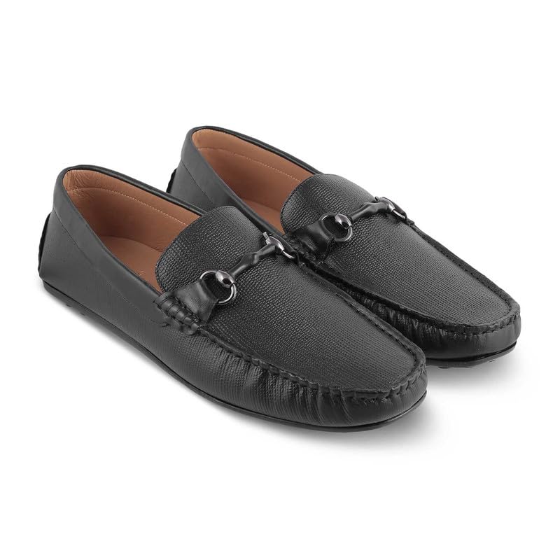 tresmode 240-MILLS Black Loafers for Mens EU/41, UK/7