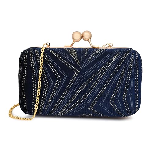 For The Beautiful You Brick Women's Clutch (Blue Multi)