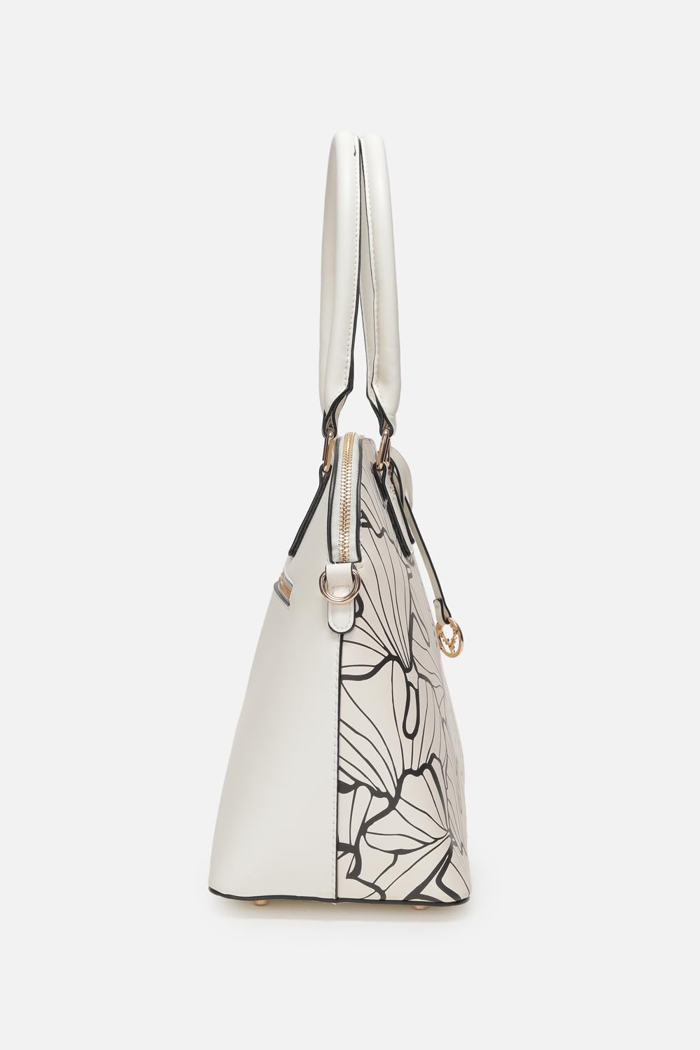 Women White Casual Handbag