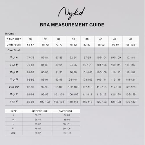 NYKD (NYB027 Padded & Wired Ultimate Multiway Strapless Bra for Women | Anti Slip Bra with Seamless Neckline & Soft Detachable Straps - Sand