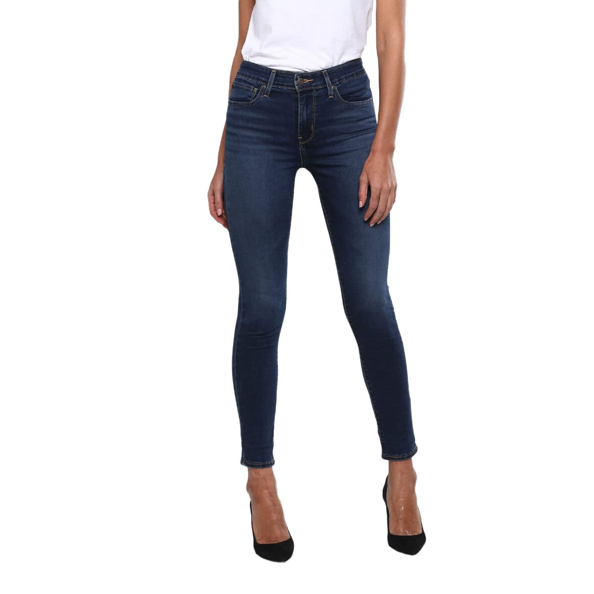 Levi's Women's High Rise Skinny Jeans (24475-0059_Blue_27)