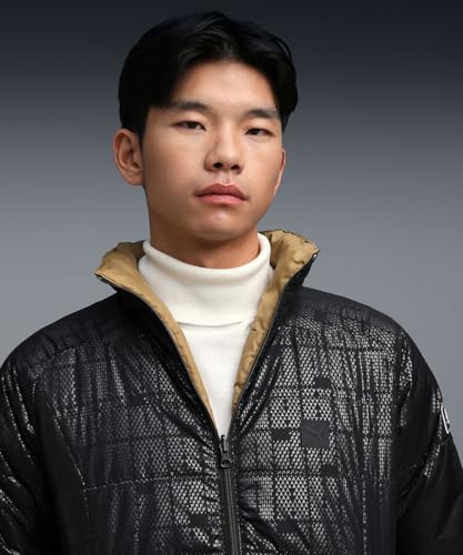 PUMA Men's A-Line Coat (633656_Black-Honey Butter