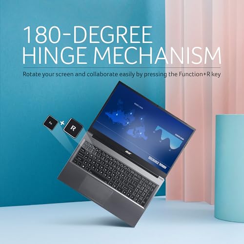Acer Aspire Lite, AMD Ryzen 3-5400U, 8GB RAM/256GB SSD, Full HD IPS, 15.6"/39.62 cm, Windows 11 Home, Steel Gray, 1.59 KG, AL15-41, Metal Body, Premium Thin and Light Laptop