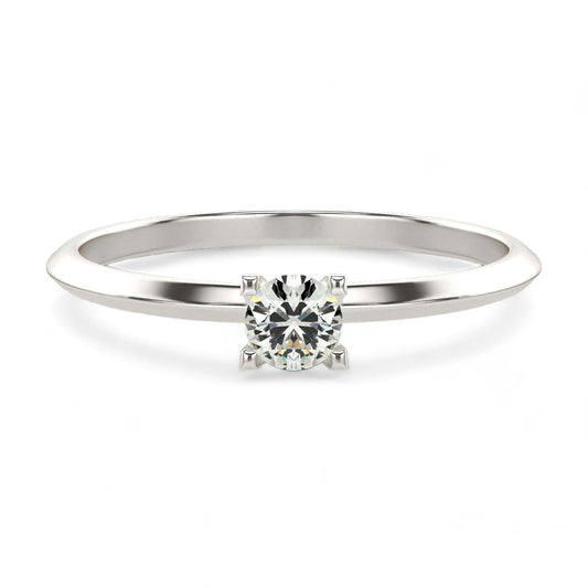 VALANOVA Sterling Silver & Certified Lab Grown Diamond 0.17cts | Ring For Women/Girls | Stylish & Elegant | VGR0355 | Ring Size: 12