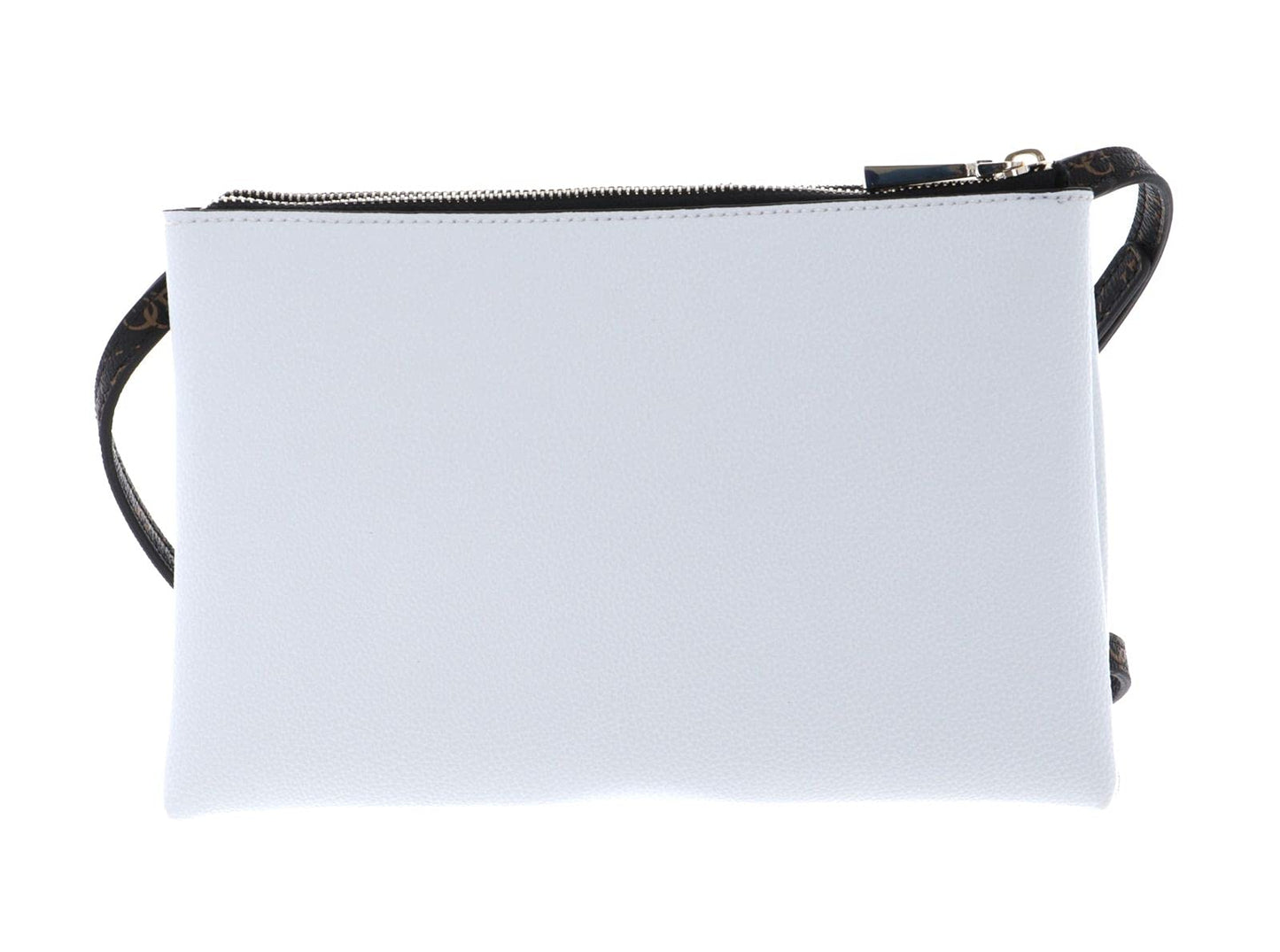 GUESS womens Naya Double Zip Crossbody, Brown, One Size US