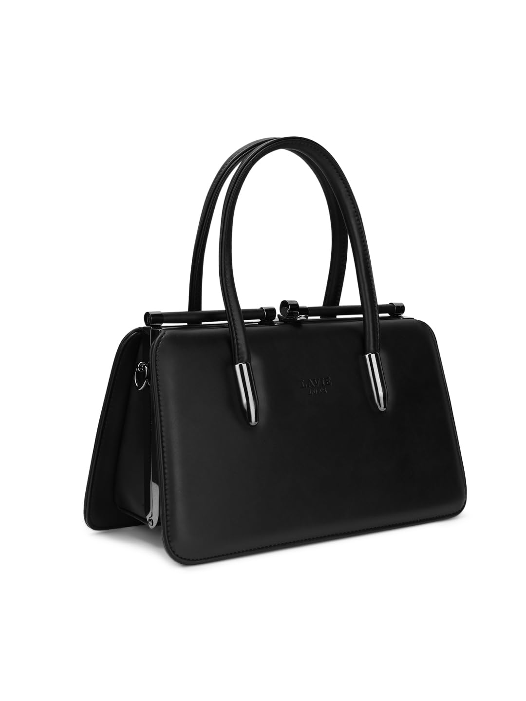 Lavie Luxe Women's Book Frame Satchel Bag | Satchel Handbag for Work | Ladies purse | Stylish Shoulder Bag | Gift for Women