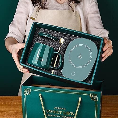 Rugmi Coffee Mug Warmer with Auto Shut-Off – Electric Cup Heater Plate with Thermostat – Desktop Beverage Warmer for Home Office(Multicolor)