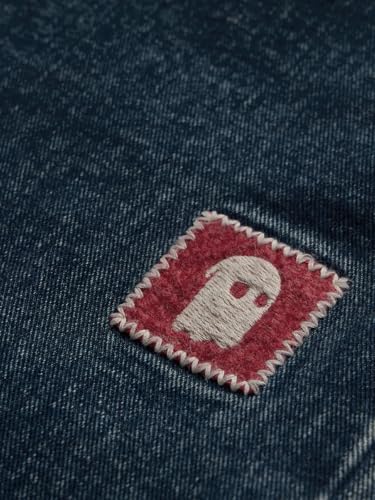 The Souled Store Baggy Fit: Souled Women and Girls Buttoned Cotton Jeans