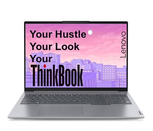 Lenovo ThinkBook 16, AMD Ryzen 5 7535HS, 16GB RAM, 512GB SSD, WUXGA IPS 16” (40.64cm), Windows 11 Home, Arctic Grey, 1.7Kg, 21MW00ETIN, Fingerprint, Backlit, 300 Nits, 1Y Warranty, Laptop