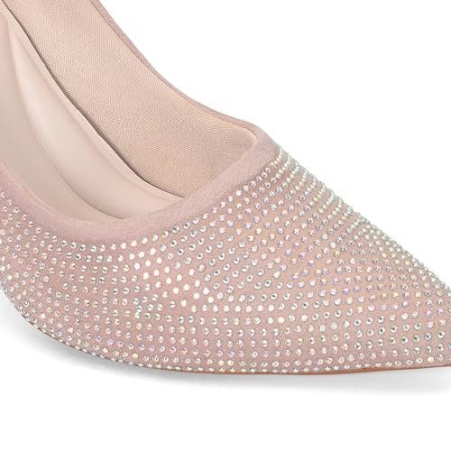Lino Perros Diamond Studded Block Pumps