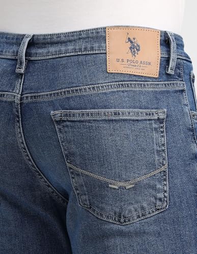 U.S. Polo Assn. Brandon Slim Tapered Fit Blue Jeans_UDJEN1258_30