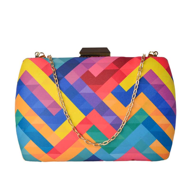 Artklim Bust Of Color Line Clutch