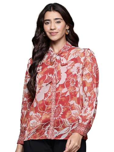 Aarke Ritu Kumar Rust Wild Lupine Shirt