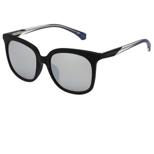 Calvin Klein Jeans Mirrored Square Women Sunglasses - (CKJ 826AF 002 55 S |55| Grey Color Lens)