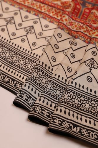 Soch Womens Black Georgette Ethnic Motifs Suit Set With Sequins