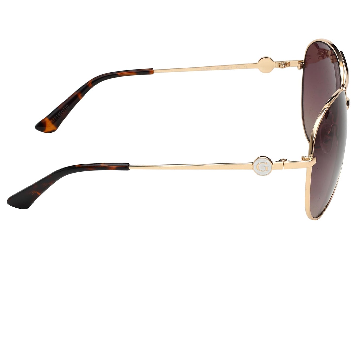GUESS Women's 0 Sunglasses, Gold, 64