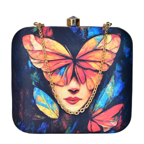 Artklim Butterfly Women Printed Clutch