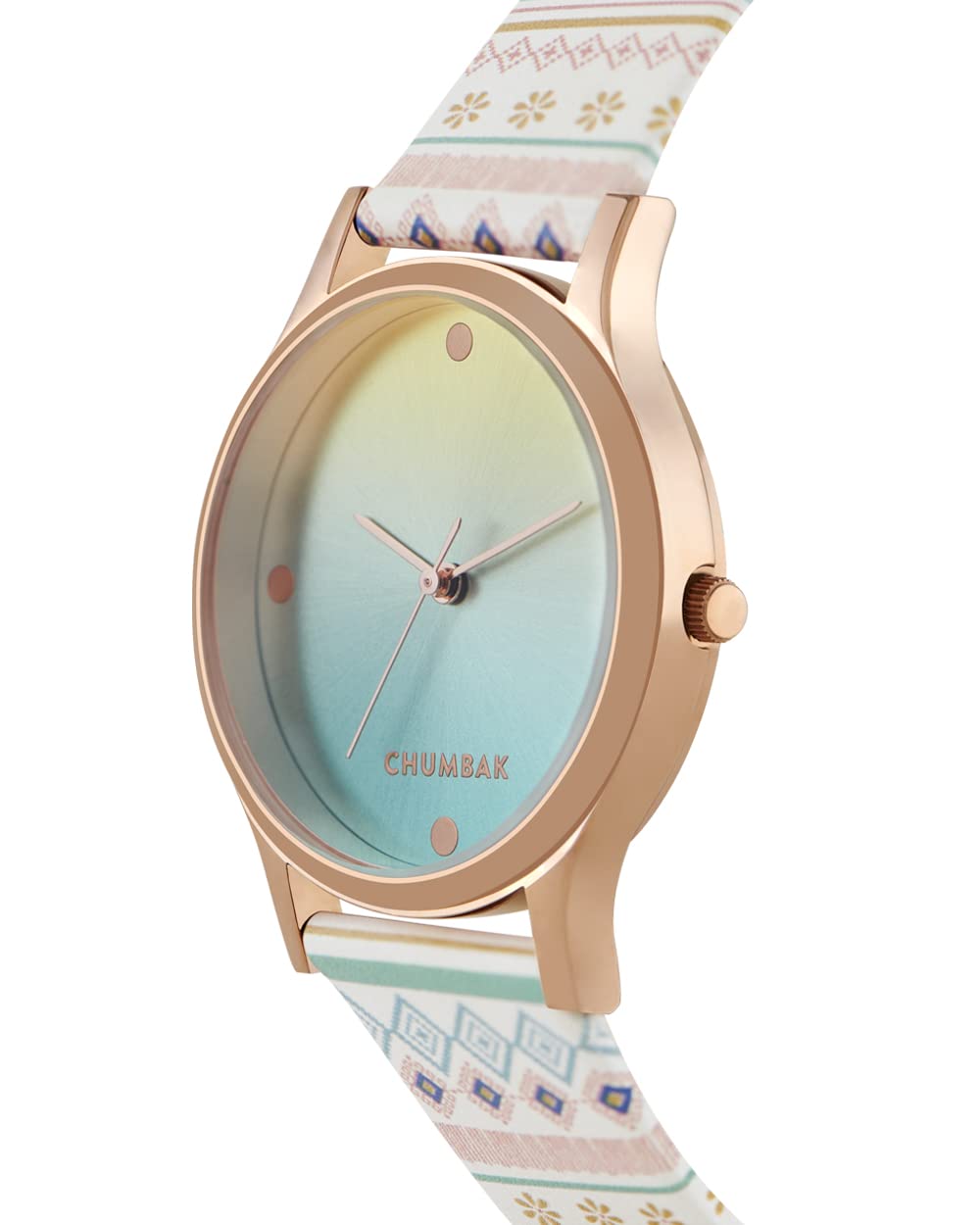 TEAL BY CHUMBAK Round Dial Analog Hand Watch for Women, Gifts for Women/Girls/Ladies, Stylish Fashion Watch for Casual/Work