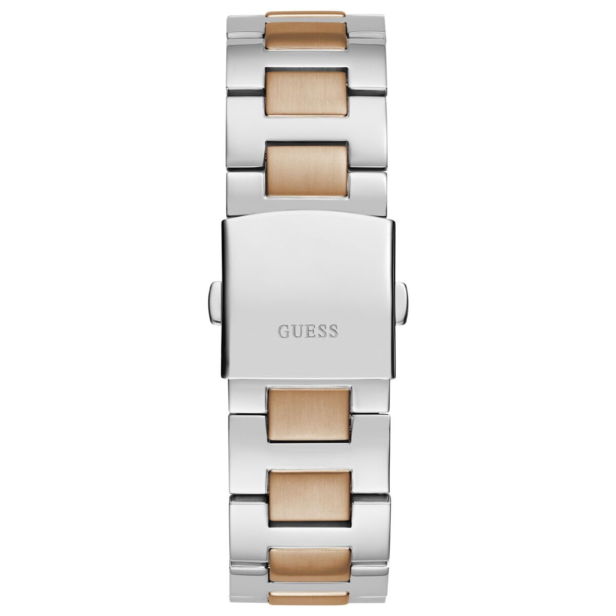 GUESS Stainless Steel Analog Navy Blue Dial Men's Watch-Gw0703G4, Band Color-Two-Tone