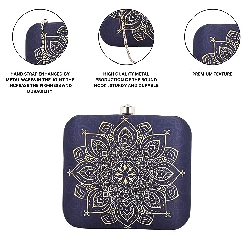 SHOP SWAG Abstract Printed Clutch Bag for Women | Stylish and Modern Design | Perfect for Day and Night Events | Versatile Accessory to Complement Any Outfit | Must-Have Fashion Statement