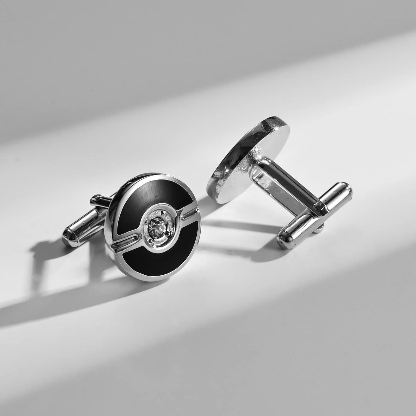 UJOY Mens Cufflinks Set 4 Pairs Formal Business Shirts Dress Buttons Cuff Link Box Packed T0204001, Metal, brass