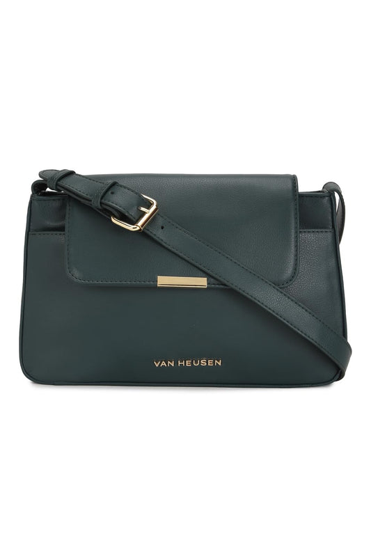 Van Heusen womens Charlotte Dark Green Handbags - One Size