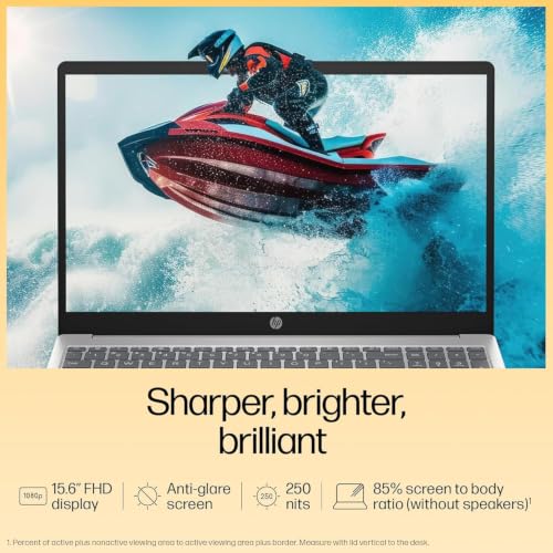 HP 15 Laptop, AMD Ryzen 7 7730U (16GB DDR4,512GB SSD) Anti-Glare, Micro-Edge,15.6''/39.6cm, FHD, Win11, M365 Basic(1yr),Office Home24,Silver,1.59kg,FHD Camera w/Privacy Shutter, Backlit KB, fc0761AU