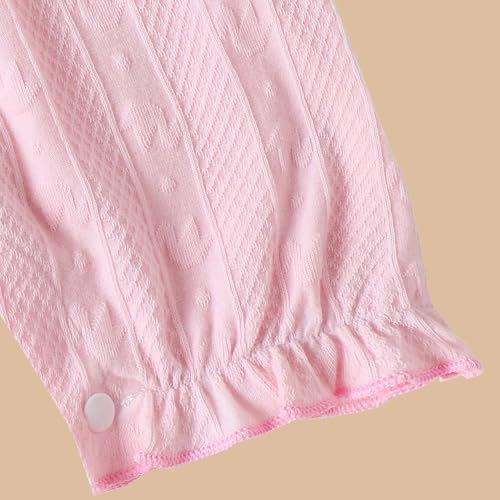 Hopscotch Girls Short Sleeves Pink Angel Wings Romper For Ages (9-12 Months)