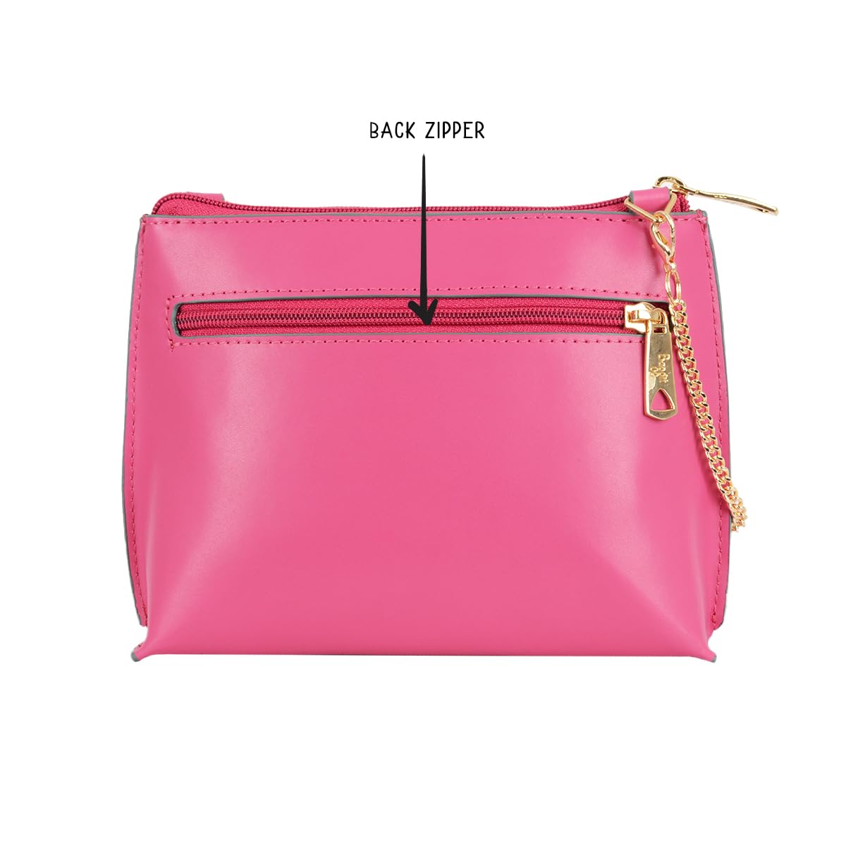 Baggit Women Pink Xxxs Size Hobo Sling Bag | Ladies Stylish Casual Cross Body Purse Handbag