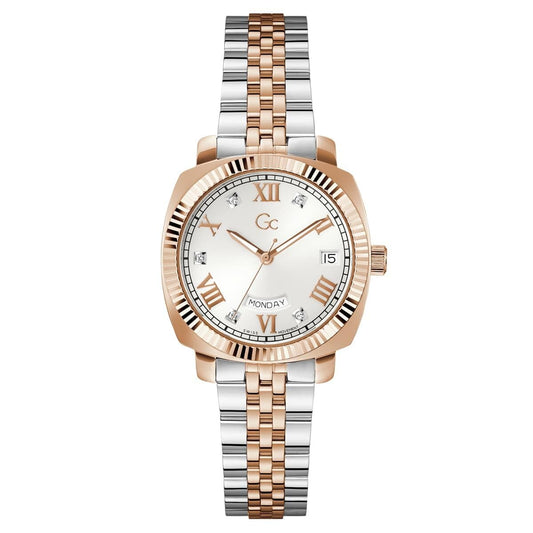 GC Analog White Dial Women's Watch-Z44003L1MF