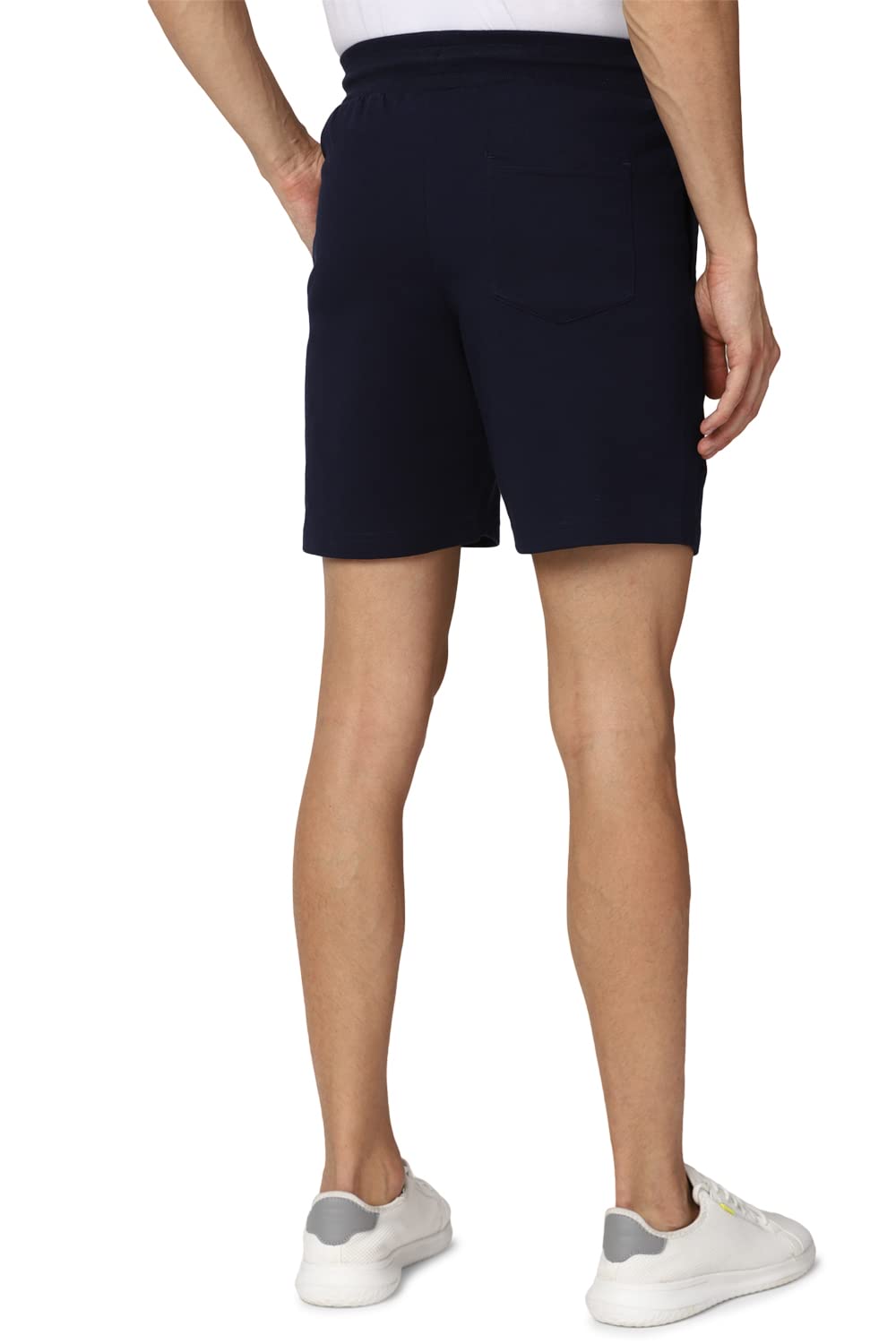 Van Heusen Sport Men's Chino Shorts (VSLOWATFB50543_Navy_L)