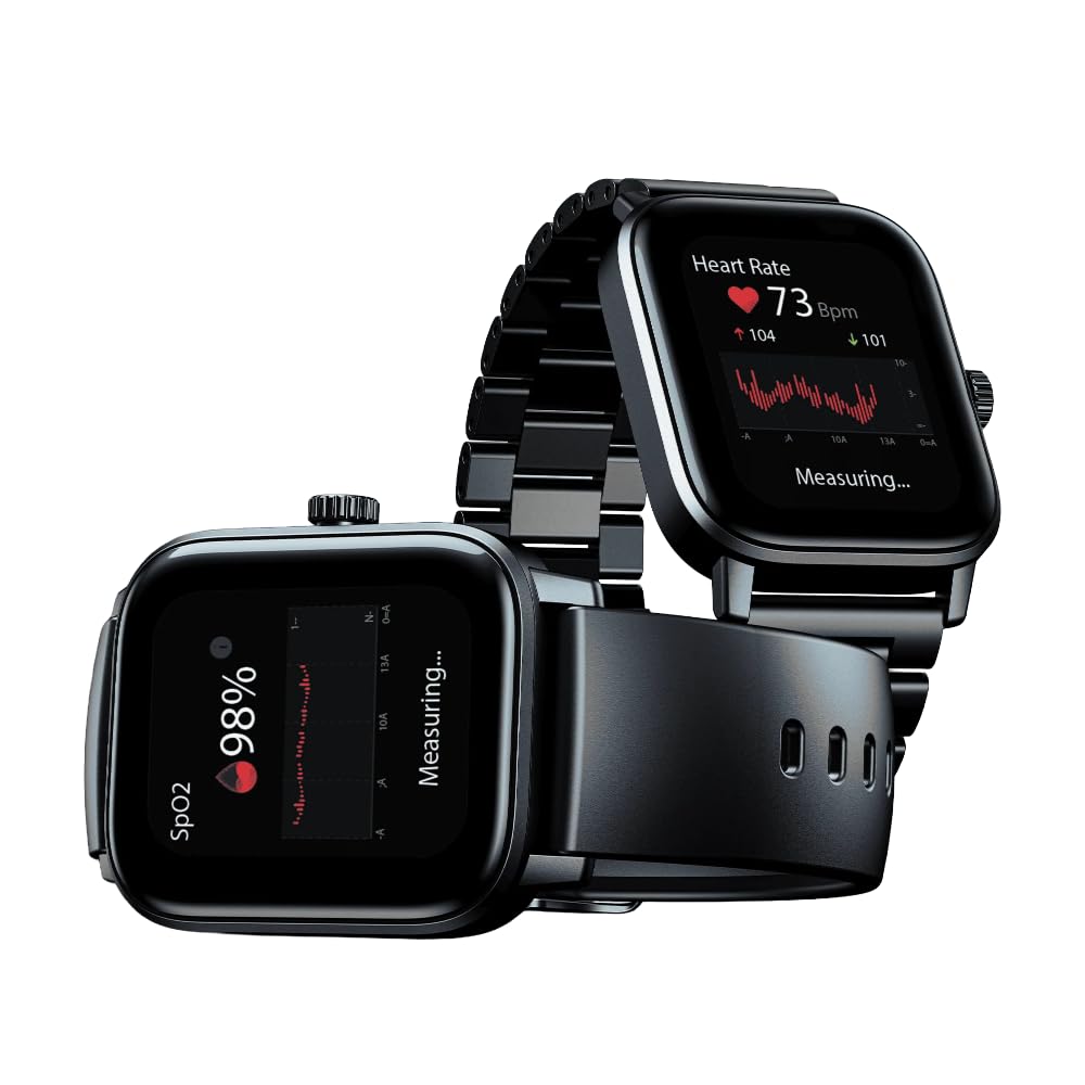 boAt Wave Astra Neo Smartwatch Bluetooth Calling, 1.83” HD Display, Health & Wellness Suite, IP68 Resistance, Functional Crown (Active Black)