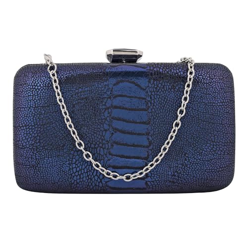 Lino Perros Womens Navy Clutch