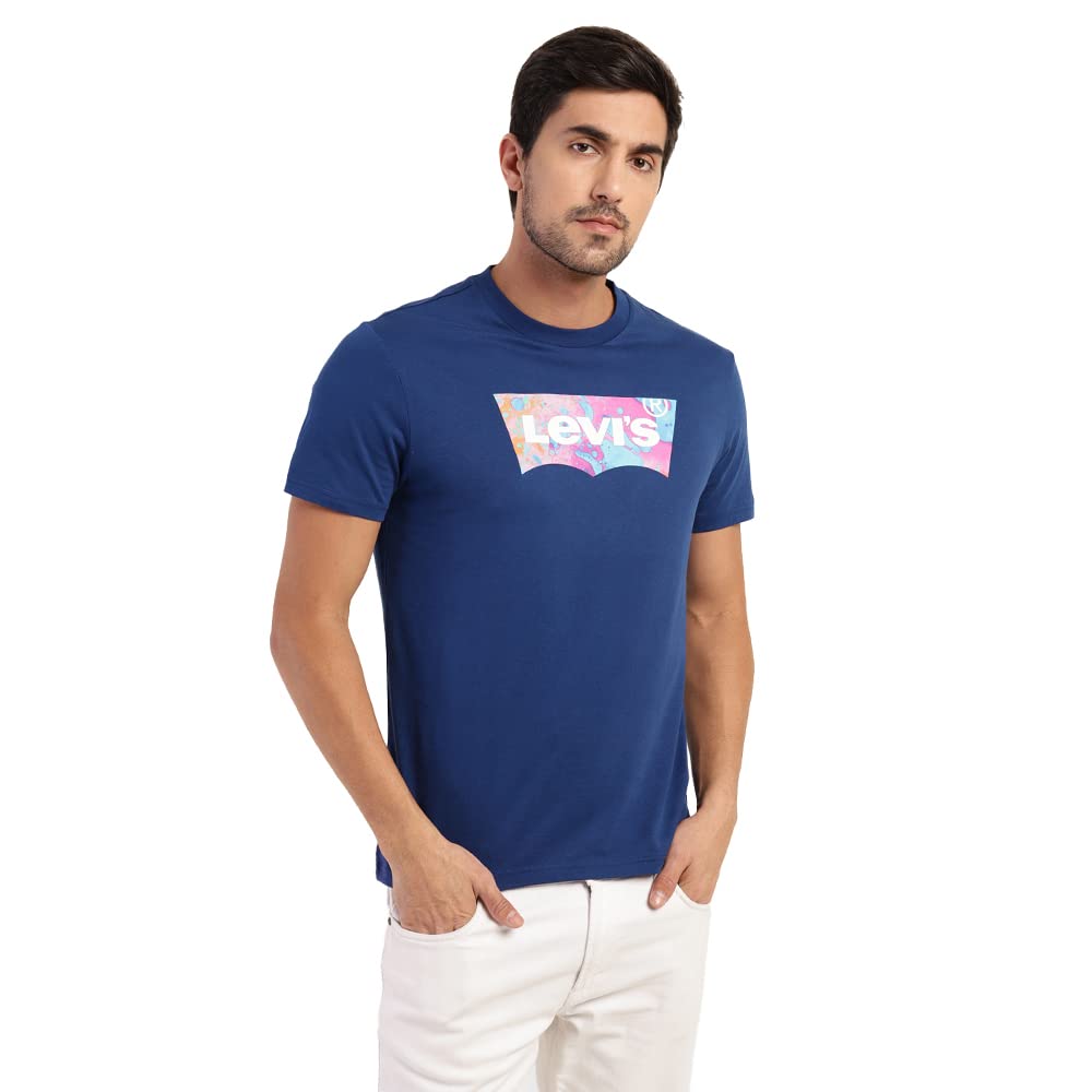 Levi's Men's Graphic Regular Fit T-Shirt (16960-0948_Dark Indigo S)