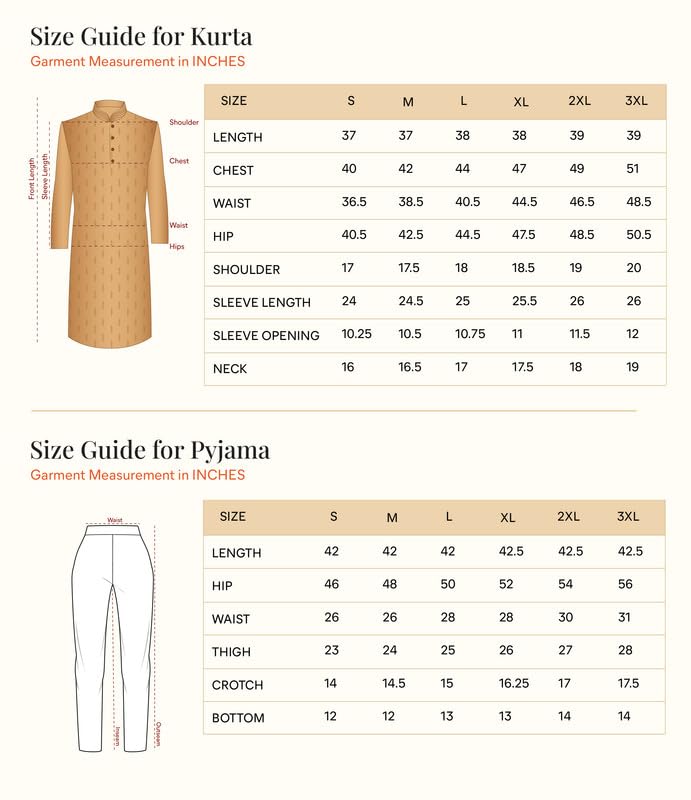 Manyavar Men's Art Silk Self Design Kurta Pyjama Set (2pcs)