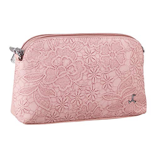 Mochi Womens Synthetic Pink Zip Top Sling (One Size)