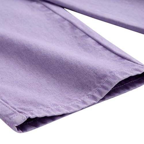 Hopscotch Girls Regular Fit Pants in Lilac Color For Ages (5-6 Years)