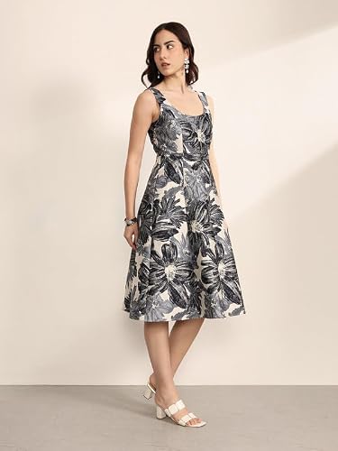 Kazo Clementine Midi Dress (Blue M)