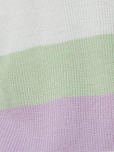 Max Women Striped Slim Fit Sweater (Multicolour_S)