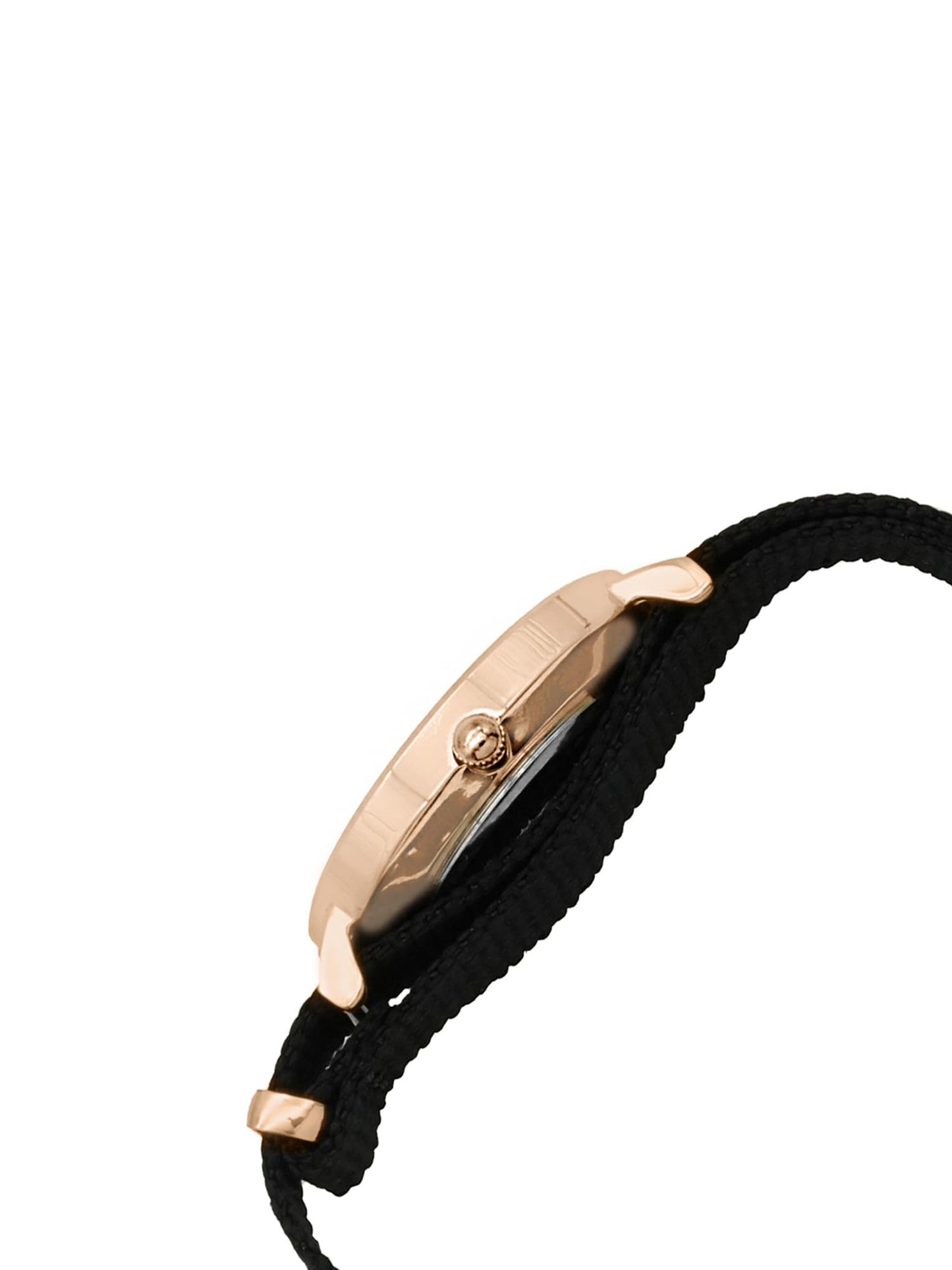 Joker & Witch Paris 32mm White Dial 13mm Black Synthetic Strap Watch for Women