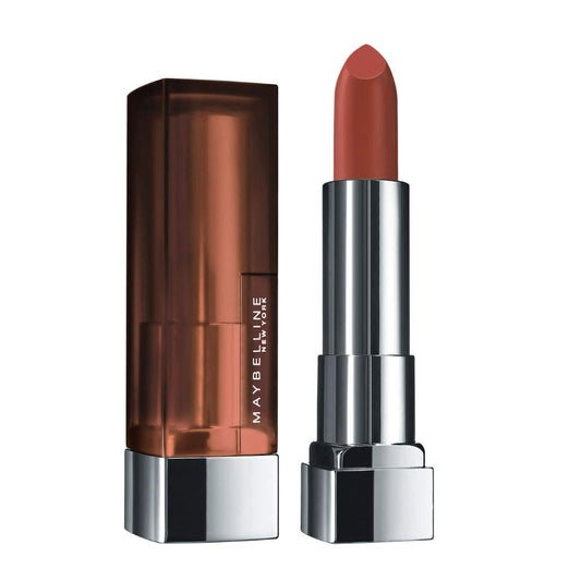 Maybelline New York Color Sensational Creamy Matte Lipstick Plum Perfection - 808m, Brown, 3.9 g