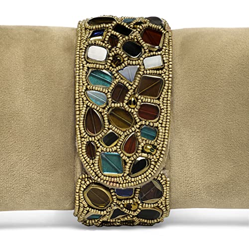 Peora Brown Clutch Purses for Women Handmade Evening Sling Handbag Stylish Bridal Fashion Clutch Bag for Girls (C118BR)