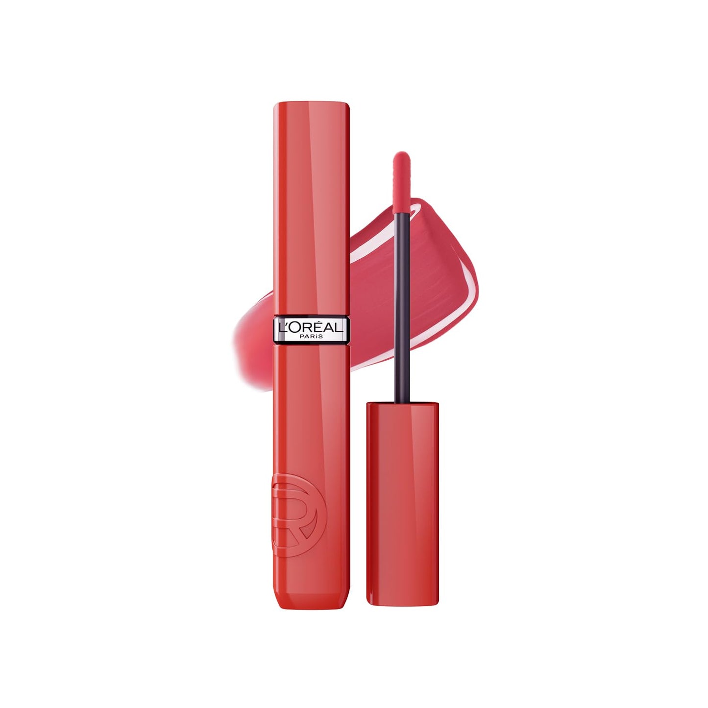 L'Oréal Paris Infallible Laque Resistance Lacquer-Like Shine Finish. 16H longwear lacquer lipstick. High-impact color, zero transfer - 601 Worth It, 4ml