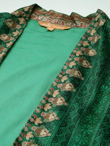 Aarke Ritu Kumar Emerald Green Velvet Shrug