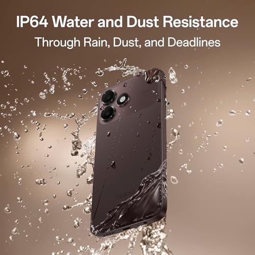 Oppo A6c 4G (Stone Brown, 4GB RAM, 64GB Storage) | 7000mAh Long-Lasting Battery | 120Hz Ultra Bright Display | IP64 Protection | 13MP Camera -with No Cost EMI/Additional Exchange Offers