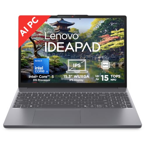 Lenovo IdeaPad Slim 3 (2026) Intel Core 5 315 AI PC (8GB RAM/512GB SSD/15.3" (38.35cm) Care